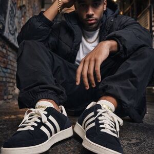 Adidas Jabbar Low OG Black White Men’s 8.5 Women’s 9.5 New w/ Box